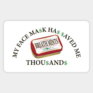 Face Mask Breath Mints - Black Magnet